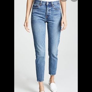 Levi Strauss Wedgie Jeans (27) (Blue)